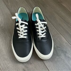 New SeaVees Legend mens black leather sneakers US13